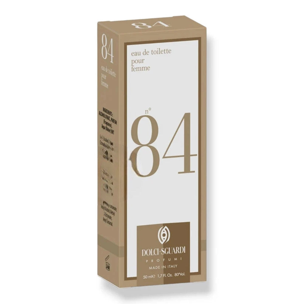 Trade Shop - Profumo Corpo Eau De Toilette Da Donna N°84 Da 50 Ml Fragranza Raffinata Distintiva 006110 -