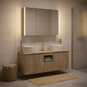 Set di Armadi da Bagno 4 pcs Rovere Sonoma 103,5 x 15,5 x 70 cm 3406585
