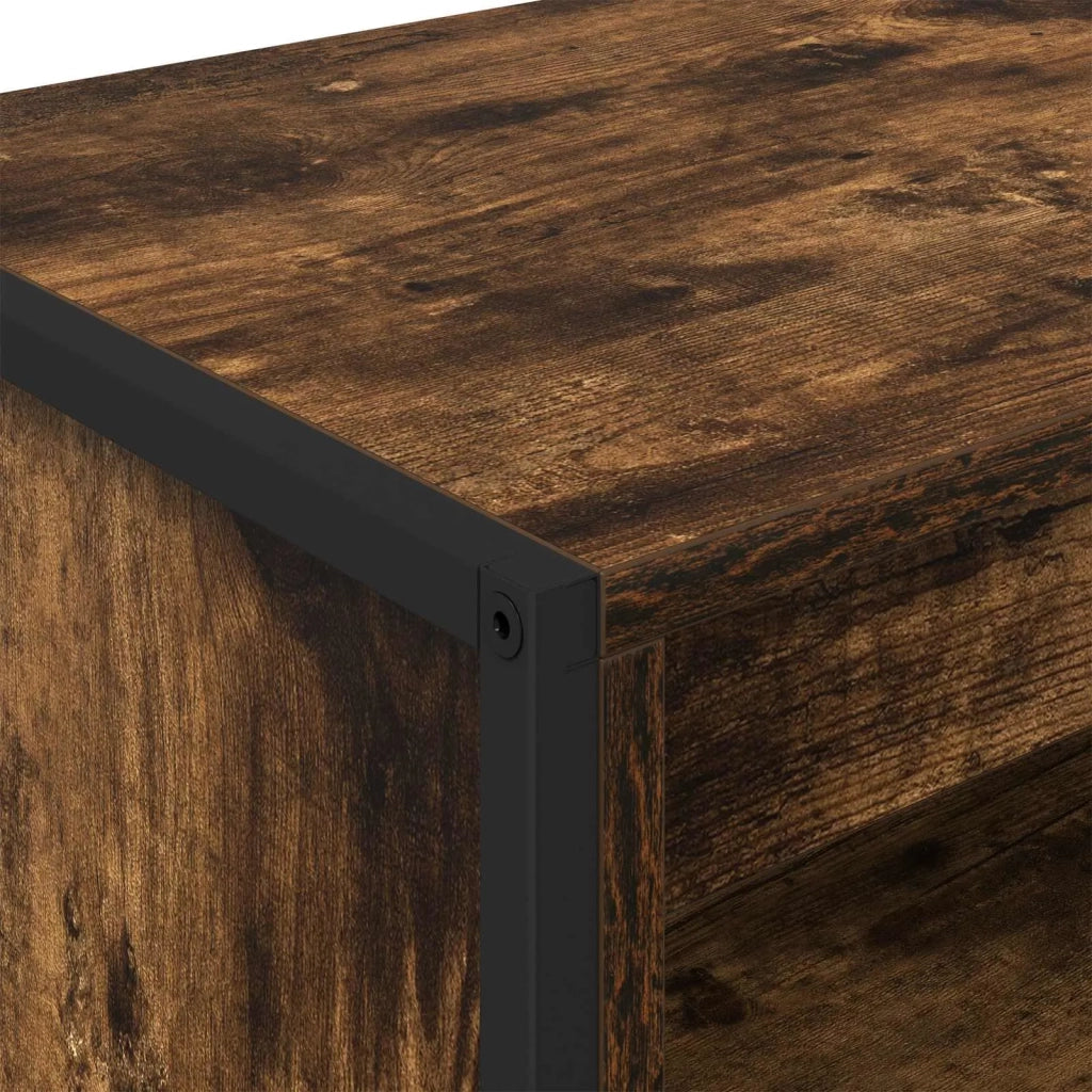 Credenza | Armadi alti Quercia Fumosa 79 x 36 x 200 cm Legno multistrato