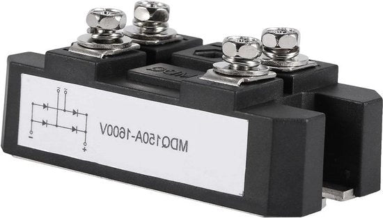 Unità driver 1-fase a 150 A con alto potere 1600 V 4 terminali neri.