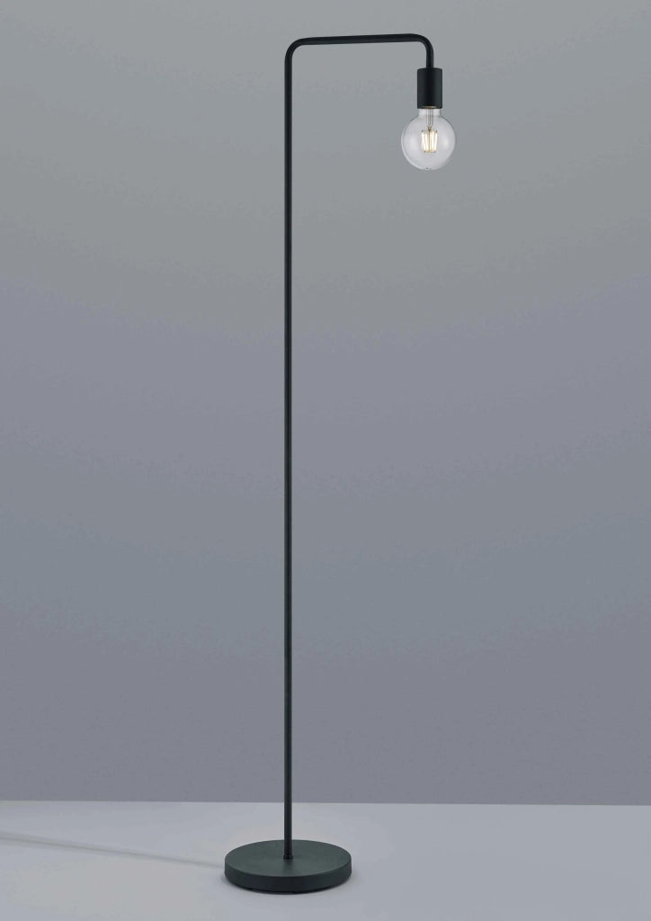 Piantana a tubo, metallo, nero, H 149 cm, Diallo