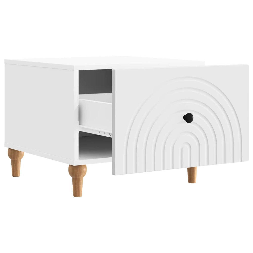 Tavolino da salotto Bianco 49 x 50 x 40 cm Legno ingegnerizzato 894275