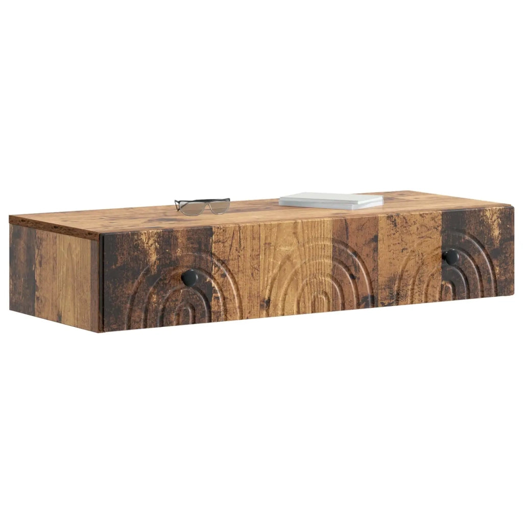 Tavolino da Parete Laterale Legno antico 87,5 x 34,5 x 17 cm 898163