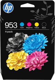 HP Confezione da 4 cartucce di inchiostro nero, ciano, magenta, giallo originali 953