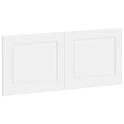 Testiera da Muro UTRECHT Bianco Legno ingegnerizzato 897845