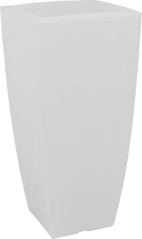 VASO QUADRO 'STILO' cm 33 x 33 x h 70 - 15 lt. ghiaccio