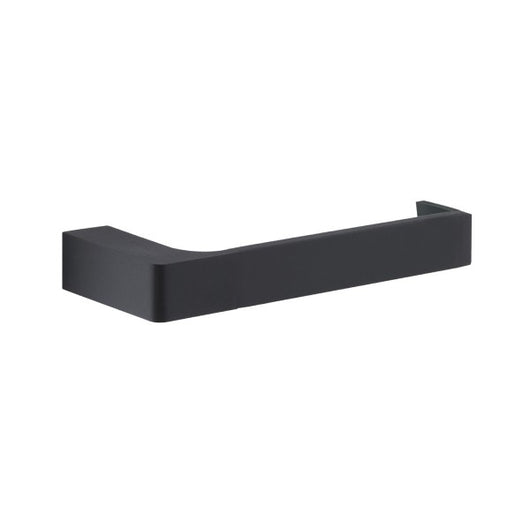 PORTA ROTOLO DA PARETE IN OTTONE NERO OPACO MODELLO PIRENEI - DIM.  CM (LXPXH): 16,6×6,6×2,6  - NERO OPACO  - GDY
