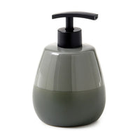 DOSA SAPONE DA APPOGGIO IN CERAMICA MODELLO WILMA - DIM.  CM (LXPXH): 8,7X8,7X13,9  - VERDE SALVIA  - GDY