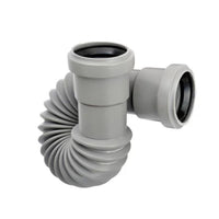 MANICOTTO FLESSIBILE UNIVERSALE AD INNESTO/INCOLLAGGIO IN PVC - ø40MM - FLESSIBILE  - NIC