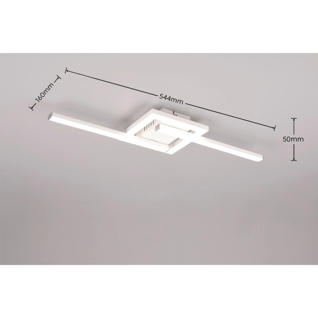 PLAFONIERA LED VIALE 17W 55CM BIANCA ORIENTABILE