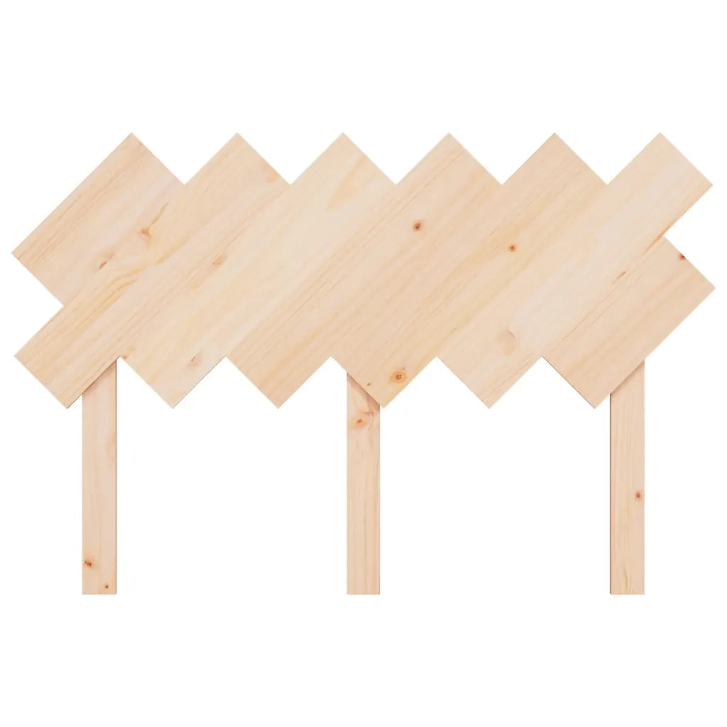 Testiera per Letto 122,5x3x80,5 cm in Legno Massello di Pino 819210