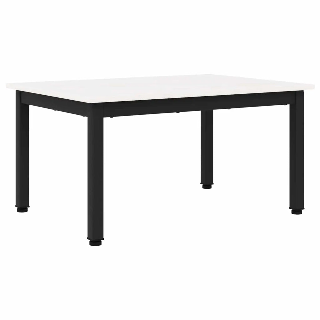 Tavolino da salotto Bianco 70 x 50 x 36 cm Pino massello 892764