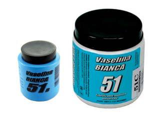 GRASSO DI VASELINA BIANCA- - gr.100 - 6 pezzi