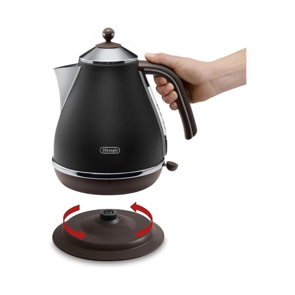 De’Longhi Icona Vintage KBOV2001.BK bollitore elettrico 1,7 L 2000 W Nero
