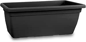 FIORIERA RETTANGOLARE 'ANTHEA' cm 100x45x40h - Col. Antracite