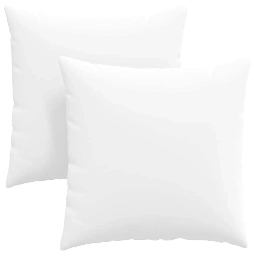 Cuscini da Divano 2 pcs Bianco 80 x 80 cm Tessuto