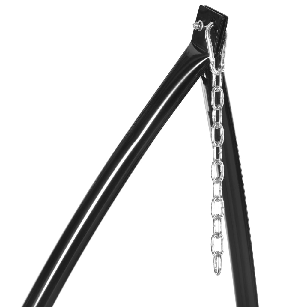 Piedistallo per Poltrona Sospesa con Ripiano Regolabile ¨C zephmum ¨C Grigio, Max 120 kg