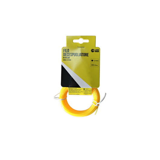 C FILO DECESPUGLIATORE TONDO YELLOW-R MM1.3X15M- 1,0 pz