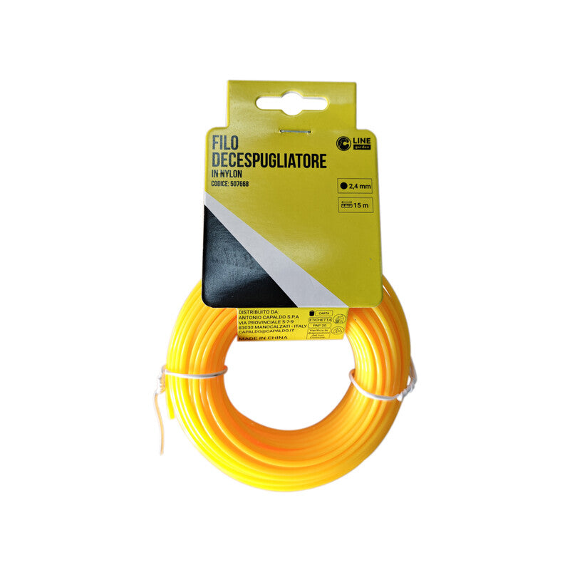 C FILO DECESPUGLIATORE TONDO YELLOW-R MM2.4X15MT- 1,0 pz