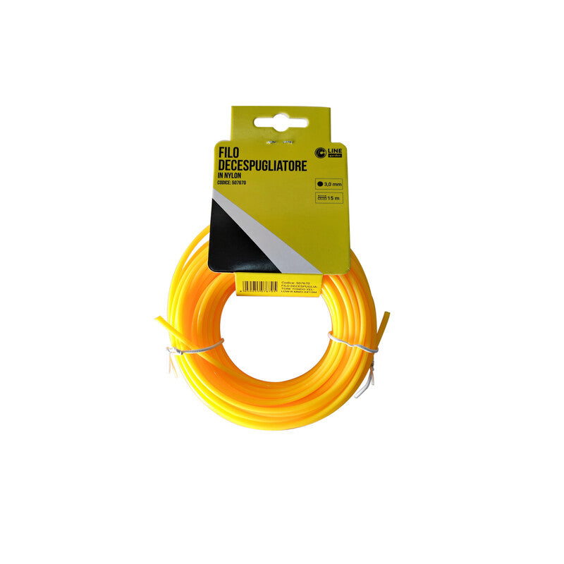C FILO DECESPUGLIATORE TONDO YELLOW-R MM3.0X15MT- 1,0 pz