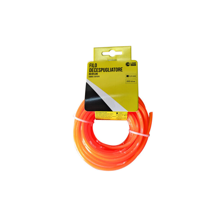 C FILO DECESPUGLIATORE QUADRO ORANGE-S MM3.3X10MT- 1,0 pz