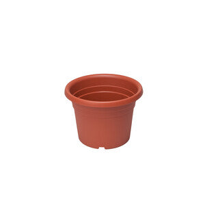 VASO CILINDRO DAHALIA 15X11HCM 1L TERRACOTTA- 1,0 pz