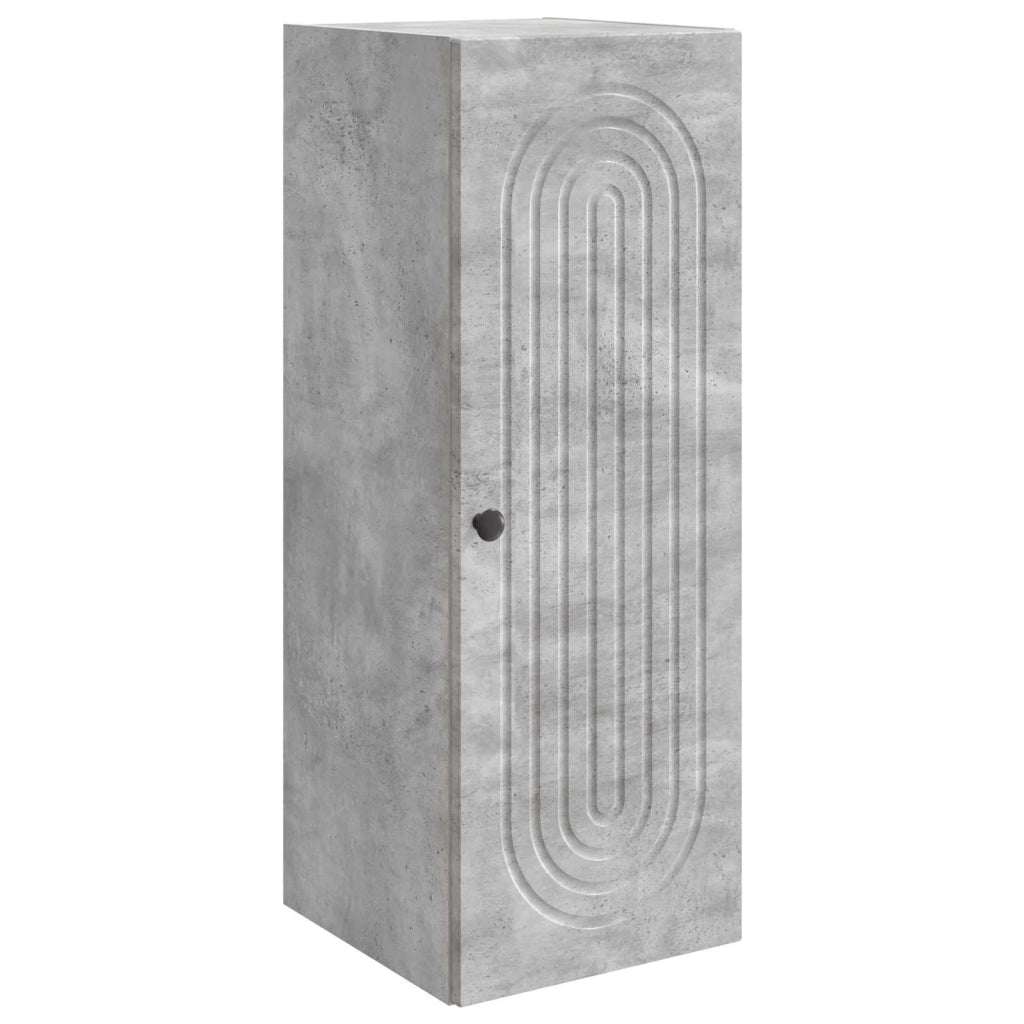 Mobiletto a muro Grigio Cemento 33 x 34,5 x 90 cm 898078