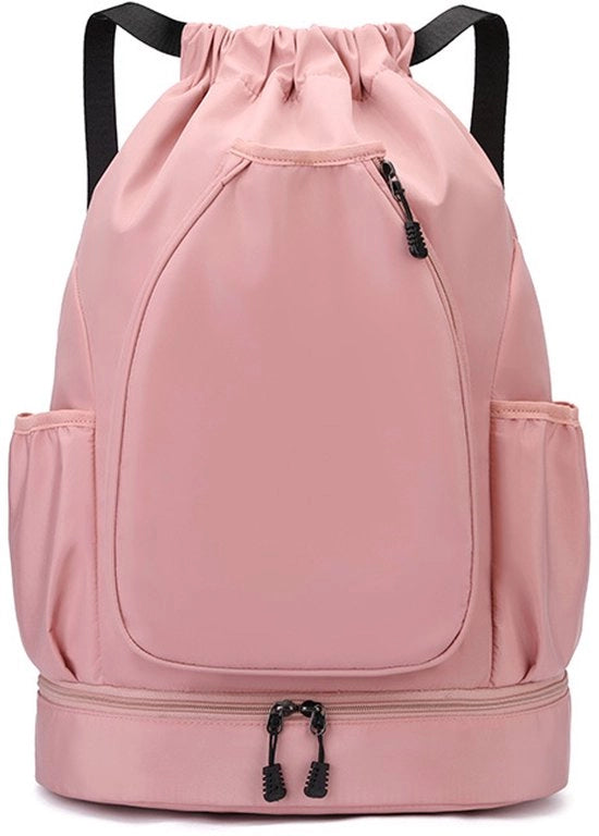 Borsa da tennis, sportiva, unisex, impermeabile, contenitore per racchette da tennis, accessori da tennis, adatto per sport fitness - rosa