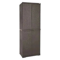 ARMADIO ALTO 'RATTAN WENGE' cm 65x P 45x H 178  - TRIOPLAST
