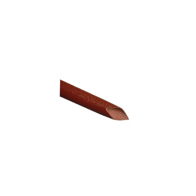 CONF.10mt 8mm GUAINA VETROTEX-SILICONE ALTE TEMPERATURE 300°C - UNIVERSALE