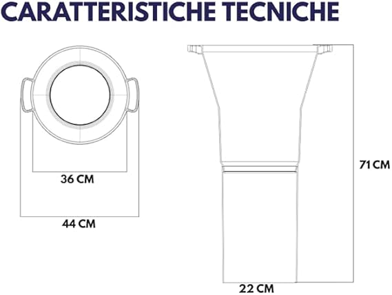 TRAMOGGIA X RIEMPIMENTO SACCHI  CM 22X71 BOCCA CM 36