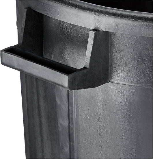 BIDONE IMMONDIZIA SOVRAPPONIBILE Lt 100 - Ø 53 x  h 66 cm - nero  - ICS