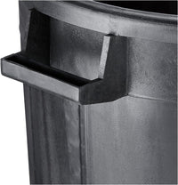 BIDONE IMMONDIZIA SOVRAPPONIBILE Lt 120 - Ø 53 x  h 79 cm - nero  - ICS