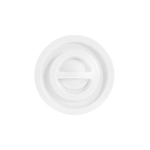 COPERCHIO PER BIDONE IMMONDIZIA SOVRAPPONIBILE per lt. 100 - bianco  - ICS