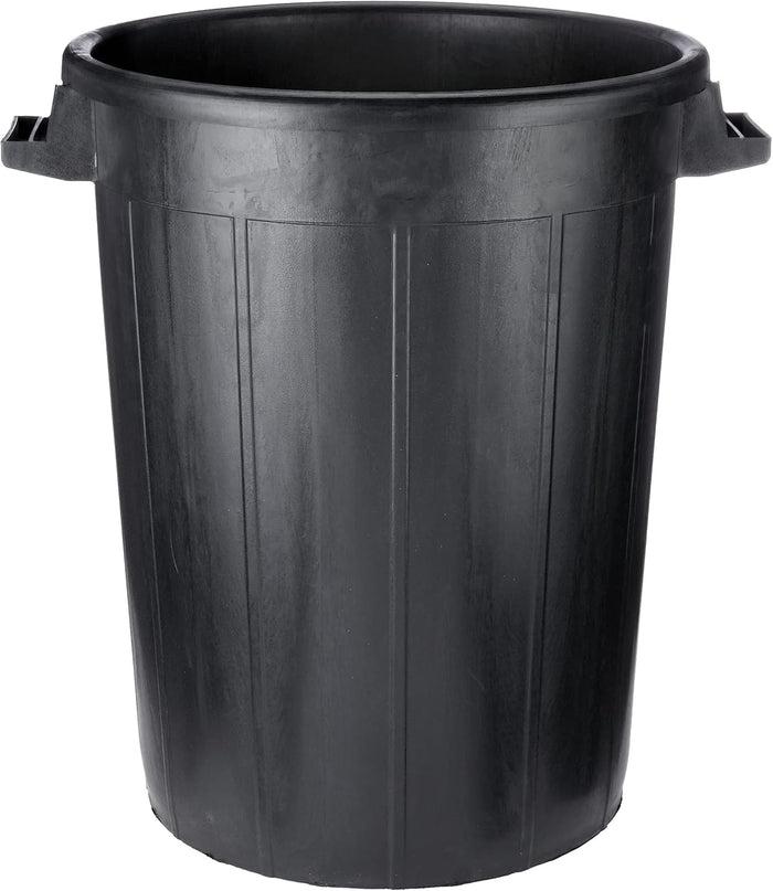 BIDONE IMMONDIZIA SOVRAPPONIBILE Lt 50 - Ø 41 x  h 49 cm - nero  - ICS