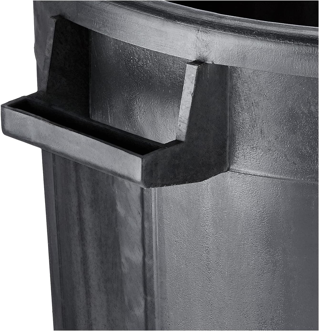 BIDONE IMMONDIZIA SOVRAPPONIBILE Lt 50 - Ø 41 x  h 49 cm - nero  - ICS