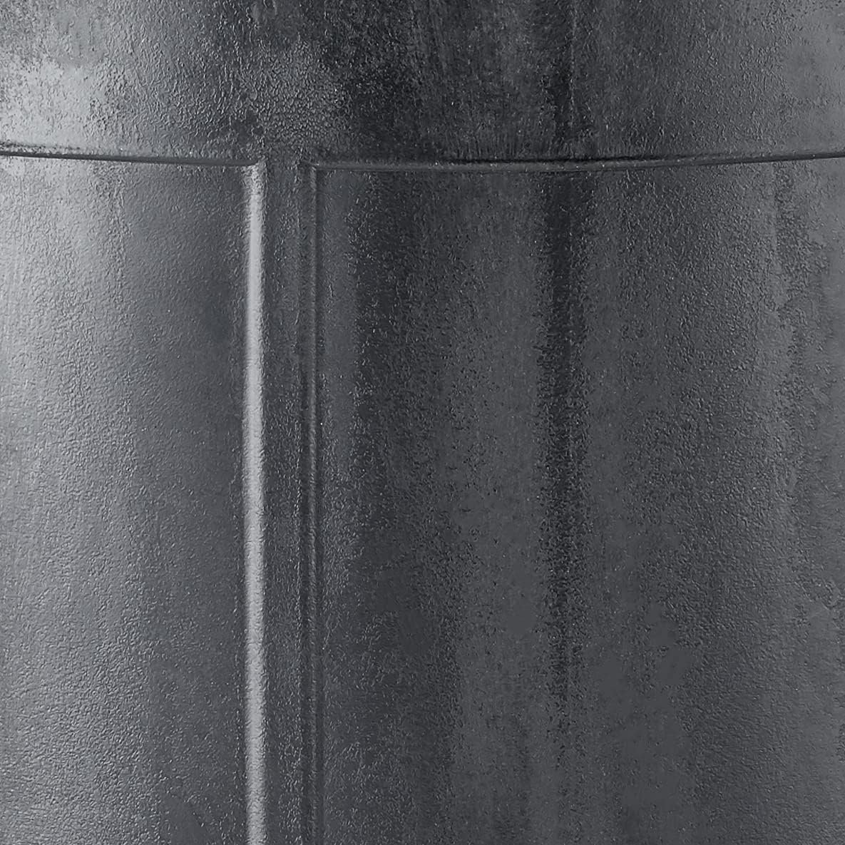 BIDONE IMMONDIZIA SOVRAPPONIBILE Lt 50 - Ø 41 x  h 49 cm - nero  - ICS