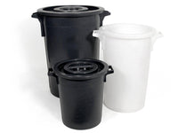 COPERCHIO PER BIDONE IMMONDIZIA SOVRAPPONIBILE per lt. 75 - verde  - ICS