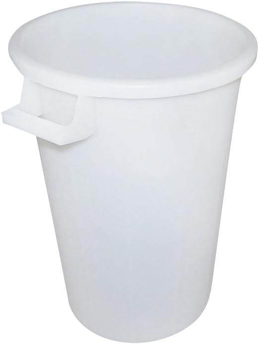 BIDONE IMMONDIZIA SOVRAPPONIBILE Lt 75 - Ø 44 x  h 63 cm - bianco  - ICS