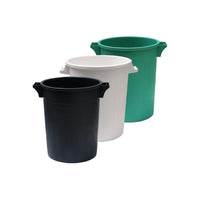 BIDONE IMMONDIZIA SOVRAPPONIBILE Lt 75 - Ø 44 x  h 63 cm - bianco  - ICS