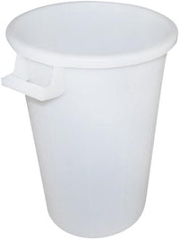 BIDONE IMMONDIZIA SOVRAPPONIBILE Lt 50 - Ø 41 x  h 49 cm - bianco  - ICS