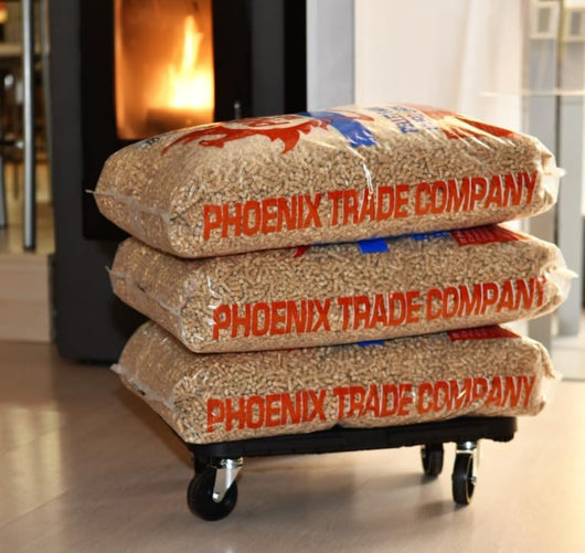 Carrello Pedana Pianale con Ruote 48x29xh12.5 cm PORTATA 300 KG NERO DOLLY