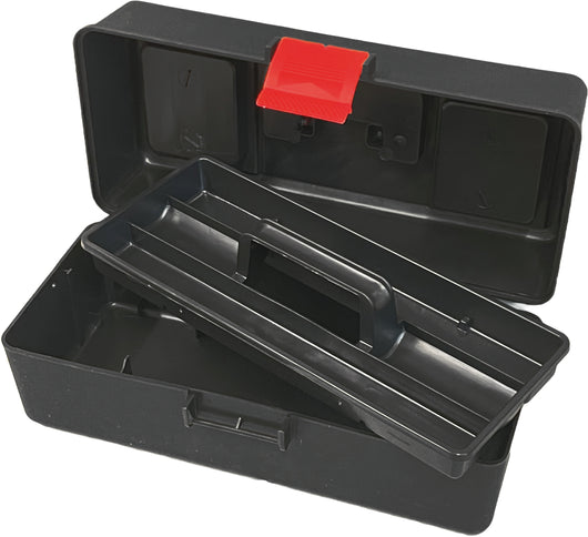 CASSETTA PORTAUTENSILI 2 RIPIANI PER PESCA cm. 33,5x15x14,5 h