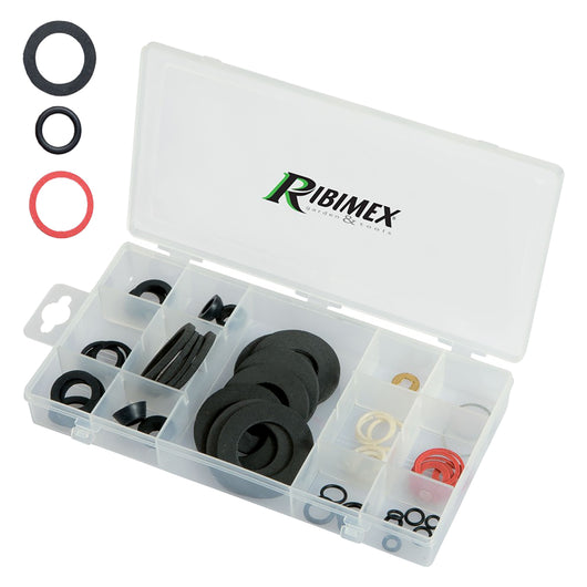 GUARNIZIONI IN CASSETTA 54 pezzi assortiti  - RIBIMEX