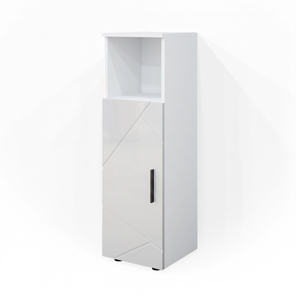 Mobiletto bagno Irma Bianco lucido 30 x 95 cm Vicco