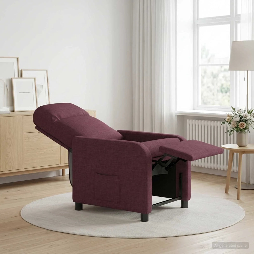Divano Sedia-Poltrona reclinabile Viola Tessuto 872361