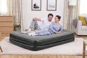 MATERASSO GONFIABILE AIRBED TRITECH BICOLOR FLOCCATO MATRIMONIALE  cm.203x152x46  (art.67630)    BESTWAY