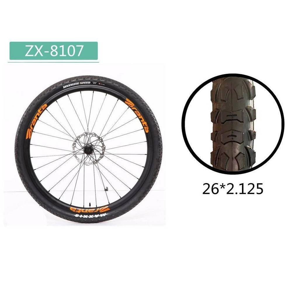Trade Shop - Copertone Ruota Pneumatico Gomme Per Bici Bicicletta Mtb Bike 26×2.125 Zx-8107 -