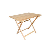 TAVOLO LEGNO PIEGHEVOLE 100X60X75CM NOCE- 1,0 pz