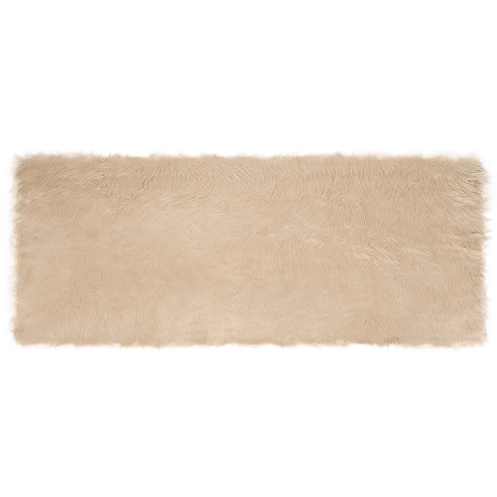 Tappeto in finta TAFALLA Beige 80 x 200 cm Poliestere